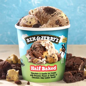 Ledai „Ben & Jerry’s” Half Baked 450 ml